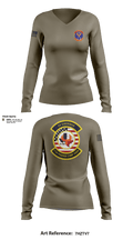 319th IEW Women's Long Sleeve V-neck Shirt - 2