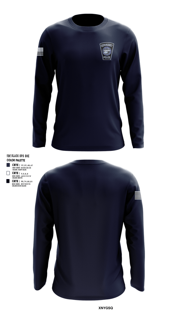 Long Sleeve Performance Shirt, Cohasset Police, Police, Teamtime, Team time, sublimation, custom sports apparel, team uniforms, spirit wear, spiritwear, sports uniforms, custom shirts, team store, custom team store, fundraiser sports, apparel fundraiser