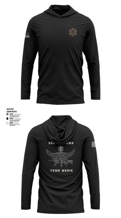 Schertz SWAT 48439829 Long Sleeve hooded sunshirt - 10