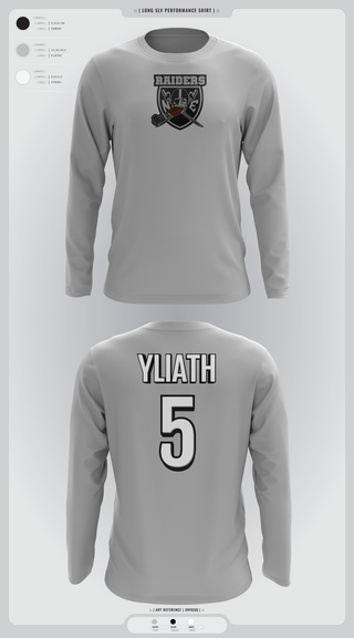 Long Sleeve Performance Shirt, NE Raiders, , Teamtime, Team time, sublimation, custom sports apparel, team uniforms, spirit wear, spiritwear, sports uniforms, custom shirts, team store, custom team store, fundraiser sports, apparel fundraiser