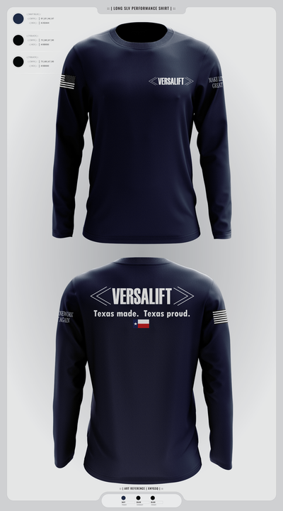 Versalift Long Sleeve Performance Shirt 1