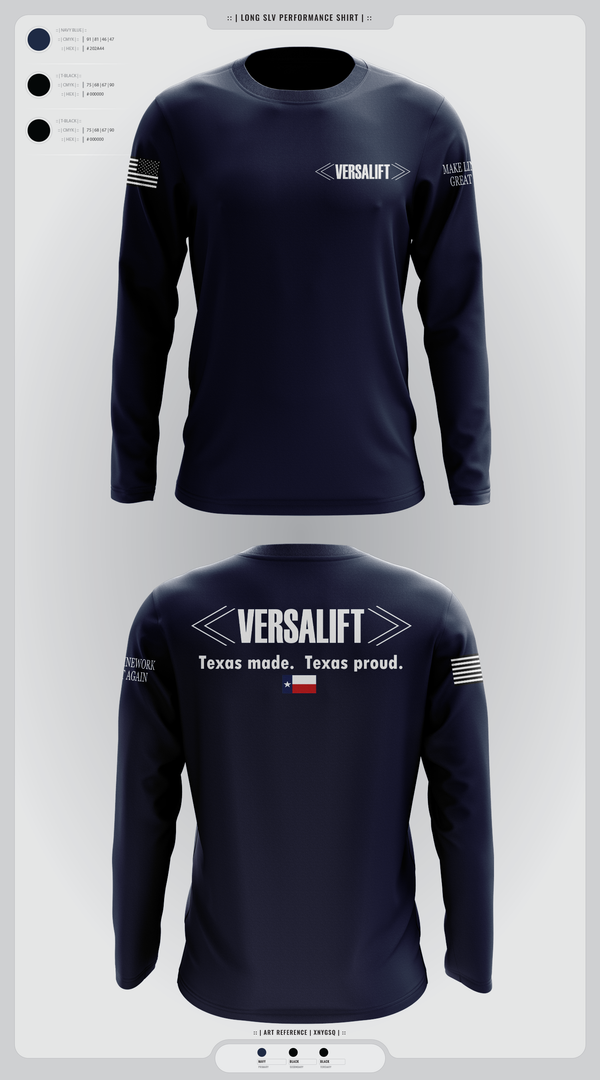 Long Sleeve Performance Shirt, Versalift, , Teamtime, Team time, sublimation, custom sports apparel, team uniforms, spirit wear, spiritwear, sports uniforms, custom shirts, team store, custom team store, fundraiser sports, apparel fundraiser