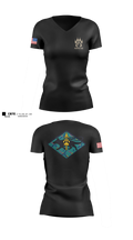 Port Of Portland Police K9 Women's Short Sleeve V-neck Shirt - 3