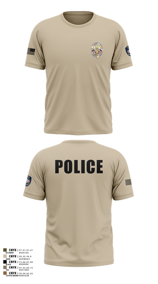 Short Sleeve Performance Shirt, Miami Police Department, , Teamtime, Team time, sublimation, custom sports apparel, team uniforms, spirit wear, spiritwear, sports uniforms, custom shirts, team store, custom team store, fundraiser sports, apparel fundraiser