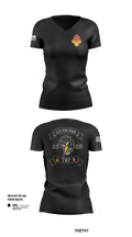 130th FAB Target Acquisition Platoon 22737787 Women's Short Sleeve V-neck Shirt - 103