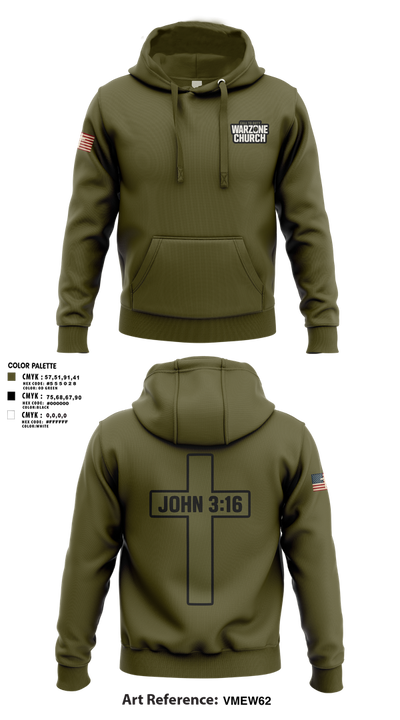 Warzone Church 33151394 Hoodie - 1