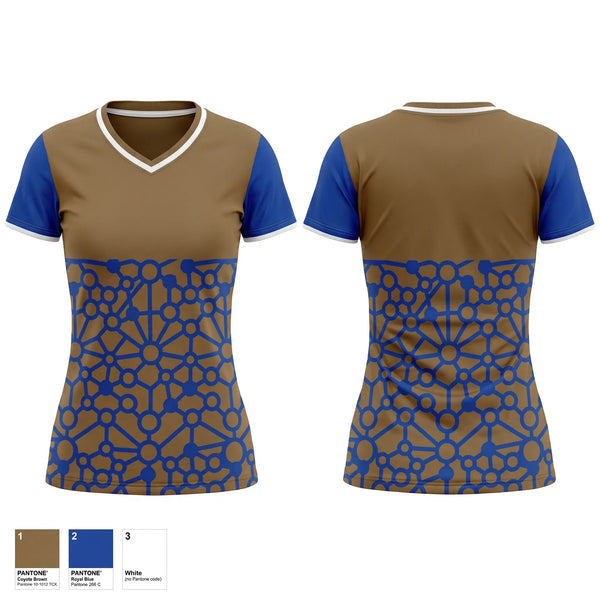 Womens Short Sleeve Vneck Shirt, VIKINGS, Field Hockey, Teamtime, Team time, sublimation, custom sports apparel, team uniforms, spirit wear, spiritwear, sports uniforms, custom shirts, team store, custom team store, fundraiser sports, apparel fundraiser