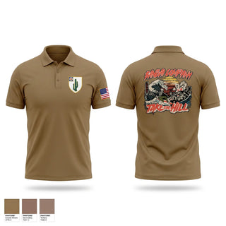 Short Sleeve Performance Polo, Banzai Company, 1-35IN, Army, Teamtime, Team time, sublimation, custom sports apparel, team uniforms, spirit wear, spiritwear, sports uniforms, custom shirts, team store, custom team store, fundraiser sports, apparel fundraiser