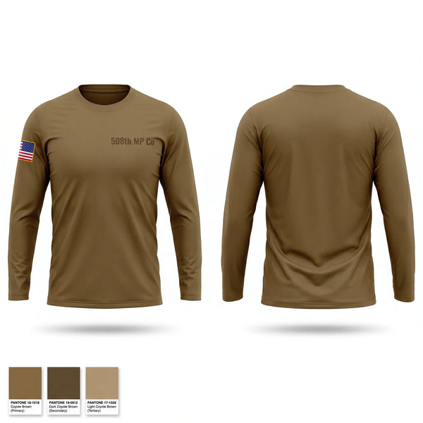 Long Sleeve Performance Shirt, 508th MP Co, National Guard, Teamtime, Team time, sublimation, custom sports apparel, team uniforms, spirit wear, spiritwear, sports uniforms, custom shirts, team store, custom team store, fundraiser sports, apparel fundraiser