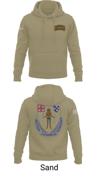 Hoodie, Chaos Company, 1-182 Infantry, , Teamtime, Team time, sublimation, custom sports apparel, team uniforms, spirit wear, spiritwear, sports uniforms, custom shirts, team store, custom team store, fundraiser sports, apparel fundraiser
