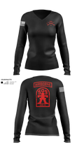 3-509th Parachute Infantry BN Able Nation 10459424 Women's Long Sleeve V-neck Shirt - 21