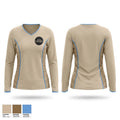 Zamora Law Firm Women's Long Sleeve V-neck Shirt - 1