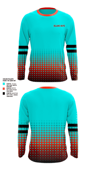Long Sleeve Performance Shirt, Island Boyz, , Teamtime, Team time, sublimation, custom sports apparel, team uniforms, spirit wear, spiritwear, sports uniforms, custom shirts, team store, custom team store, fundraiser sports, apparel fundraiser