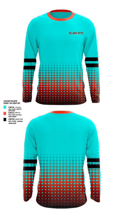 Island Boyz 21185634 Long Sleeve Performance Shirt 1