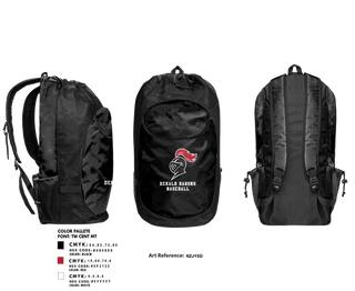 Gear Bag, DeKalb Barons Baseball, Baseball, Teamtime, Team time, sublimation, custom sports apparel, team uniforms, spirit wear, spiritwear, sports uniforms, custom shirts, team store, custom team store, fundraiser sports, apparel fundraiser