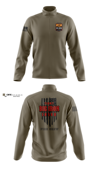Fleece Jacket, Big Iron, Fire Department, Teamtime, Team time, sublimation, custom sports apparel, team uniforms, spirit wear, spiritwear, sports uniforms, custom shirts, team store, custom team store, fundraiser sports, apparel fundraiser
