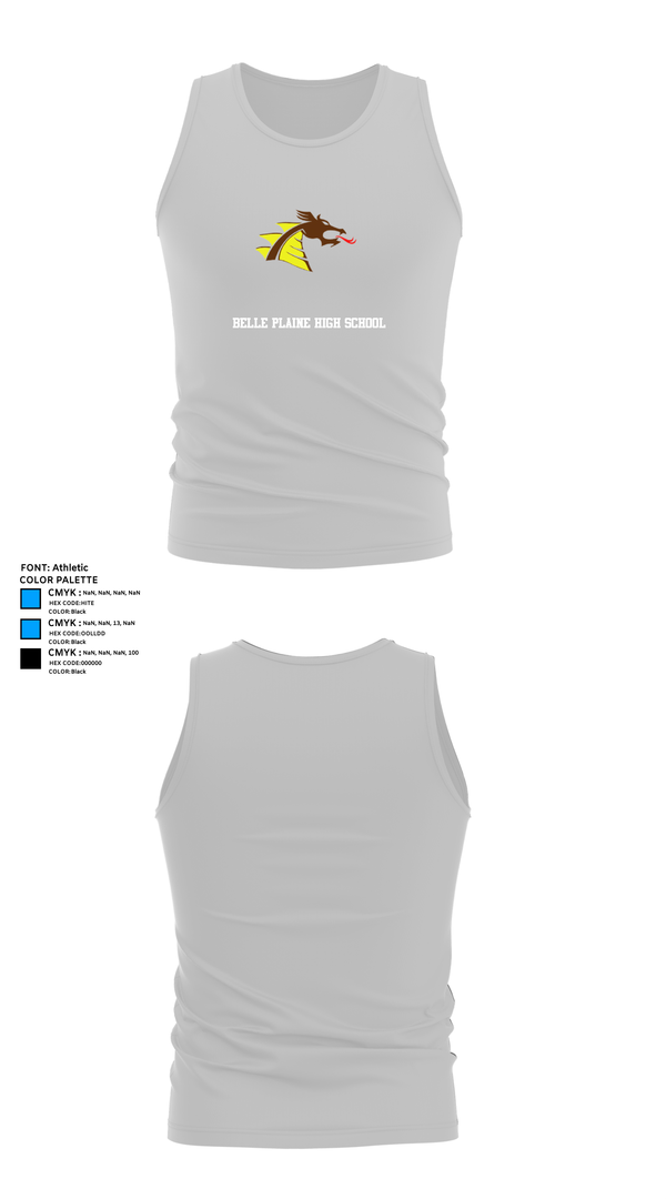 Tank Top, Belle Plaine High School, Spirit Store, Teamtime, Team time, sublimation, custom sports apparel, team uniforms, spirit wear, spiritwear, sports uniforms, custom shirts, team store, custom team store, fundraiser sports, apparel fundraiser
