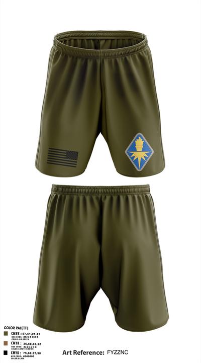 USAICOE 15573952 Athletic Shorts With Pockets - 1