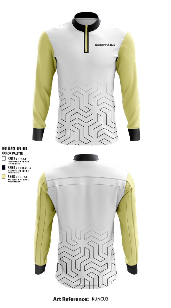 Quarter Zip Jacket, SardinhaBJJ, , Teamtime, Team time, sublimation, custom sports apparel, team uniforms, spirit wear, spiritwear, sports uniforms, custom shirts, team store, custom team store, fundraiser sports, apparel fundraiser