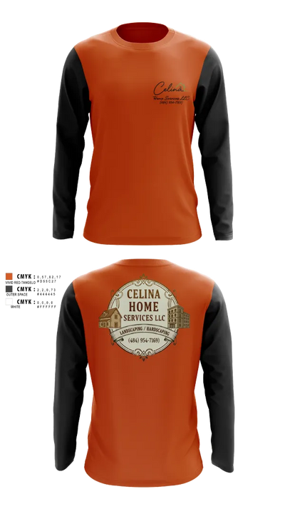 Celina Home Services LLC Long Sleeve Performance Shirt 110