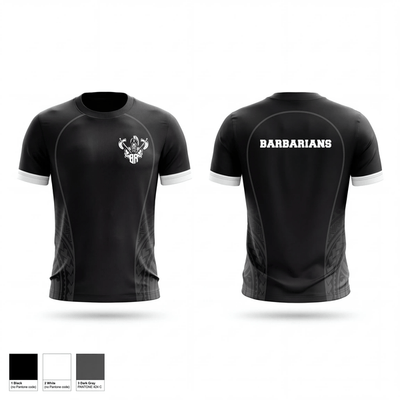 Barbarians Hawaii 57662281 Short Sleeve Performance Shirt - 3