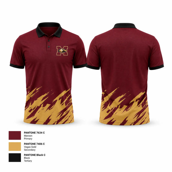 Short Sleeve Performance Polo, Milano Eagles, Baseball, Teamtime, Team time, sublimation, custom sports apparel, team uniforms, spirit wear, spiritwear, sports uniforms, custom shirts, team store, custom team store, fundraiser sports, apparel fundraiser