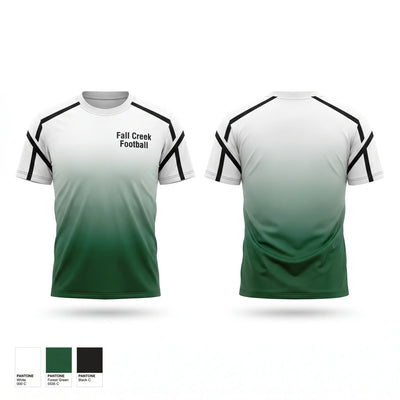 Fall Creek Football Short Sleeve Performance Shirt - 2