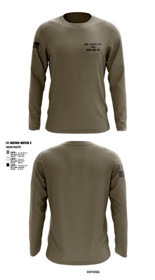 Long Sleeve Performance Shirt, HHC 1-504TH PIR, 1 BCT, 82ND ABN DIV, , Teamtime, Team time, sublimation, custom sports apparel, team uniforms, spirit wear, spiritwear, sports uniforms, custom shirts, team store, custom team store, fundraiser sports, apparel fundraiser