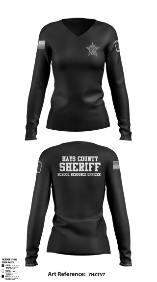 Womens Long Sleeve Vneck Shirt, , , Teamtime, Team time, sublimation, custom sports apparel, team uniforms, spirit wear, spiritwear, sports uniforms, custom shirts, team store, custom team store, fundraiser sports, apparel fundraiser