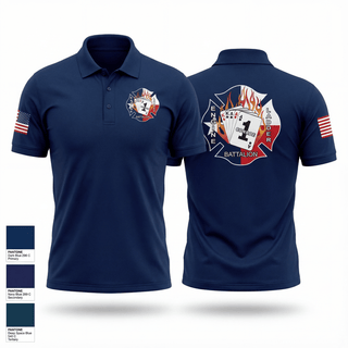Short Sleeve Performance Polo, CFD Station 1, Fire Department, Teamtime, Team time, sublimation, custom sports apparel, team uniforms, spirit wear, spiritwear, sports uniforms, custom shirts, team store, custom team store, fundraiser sports, apparel fundraiser