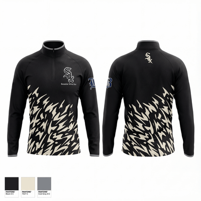 Bessemer WhiteSox 89464776 Quarter Zip Jacket - 3