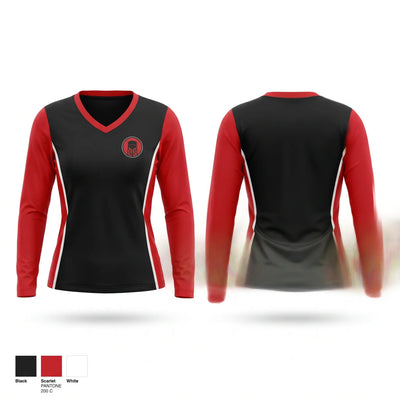 LegendZ Baseball Women's Long Sleeve V-neck Shirt - 1