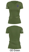 100th BN 442nd IN 13919560 Women's Short Sleeve V-neck Shirt - 48