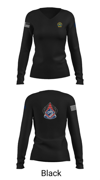 Womens Long Sleeve Vneck Shirt, 22 MPAD, , Teamtime, Team time, sublimation, custom sports apparel, team uniforms, spirit wear, spiritwear, sports uniforms, custom shirts, team store, custom team store, fundraiser sports, apparel fundraiser