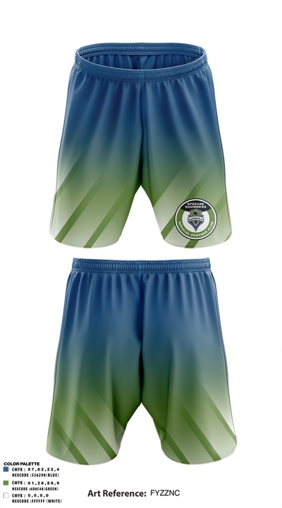 Basin Sounders 97152323 Athletic Shorts With Pockets - 2