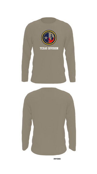 Long Sleeve Performance Shirt, Texas Division, , Teamtime, Team time, sublimation, custom sports apparel, team uniforms, spirit wear, spiritwear, sports uniforms, custom shirts, team store, custom team store, fundraiser sports, apparel fundraiser