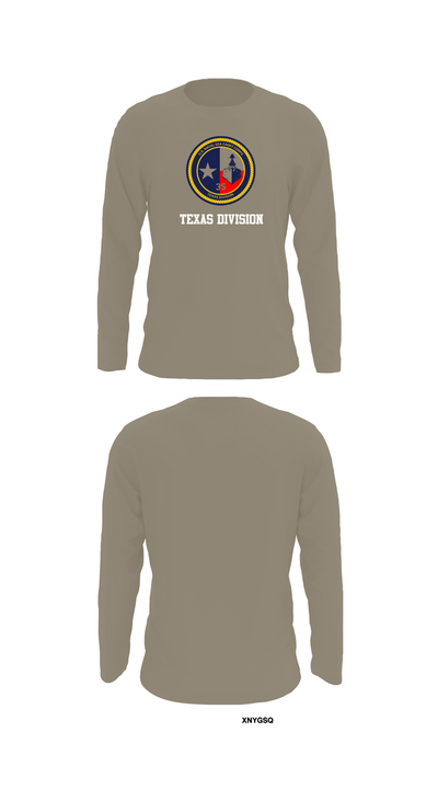 Texas Division 29729645 Long Sleeve Performance Shirt 69