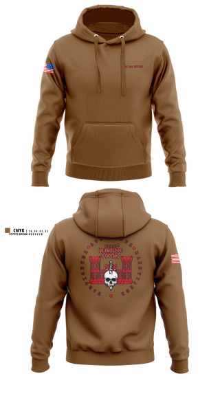 Hoodie, Forward support company 107 engineer battalion, National Guard, Teamtime, Team time, sublimation, custom sports apparel, team uniforms, spirit wear, spiritwear, sports uniforms, custom shirts, team store, custom team store, fundraiser sports, apparel fundraiser