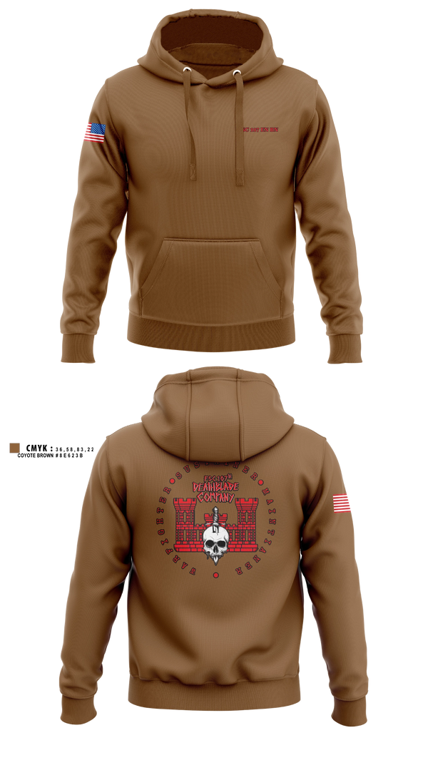 Hoodie, Forward support company 107 engineer battalion, National Guard, Teamtime, Team time, sublimation, custom sports apparel, team uniforms, spirit wear, spiritwear, sports uniforms, custom shirts, team store, custom team store, fundraiser sports, apparel fundraiser