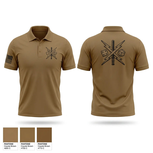 Short Sleeve Performance Polo, 213 FSC, National Guard, Teamtime, Team time, sublimation, custom sports apparel, team uniforms, spirit wear, spiritwear, sports uniforms, custom shirts, team store, custom team store, fundraiser sports, apparel fundraiser