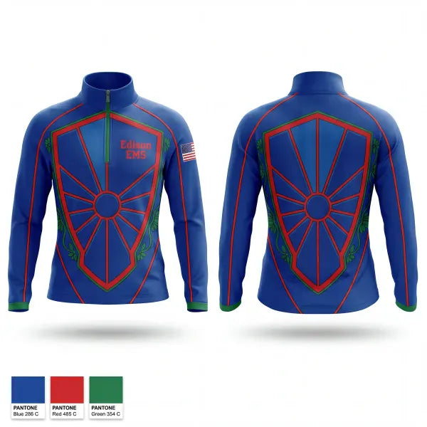 Windbreaker, Edison EMS, EMS/EMT, Teamtime, Team time, sublimation, custom sports apparel, team uniforms, spirit wear, spiritwear, sports uniforms, custom shirts, team store, custom team store, fundraiser sports, apparel fundraiser