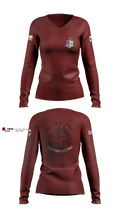 7236 Medical Support Unit 23700208 Women's Long Sleeve V-neck Shirt - 3