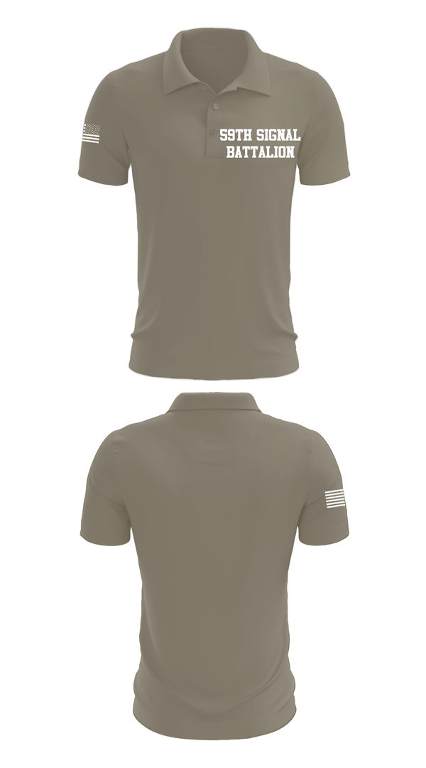 Short Sleeve Performance Polo, 59th Signal Battalion, Army, Teamtime, Team time, sublimation, custom sports apparel, team uniforms, spirit wear, spiritwear, sports uniforms, custom shirts, team store, custom team store, fundraiser sports, apparel fundraiser