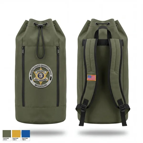 Gear Bag, Madison County Sheriff's Office, Police, Teamtime, Team time, sublimation, custom sports apparel, team uniforms, spirit wear, spiritwear, sports uniforms, custom shirts, team store, custom team store, fundraiser sports, apparel fundraiser