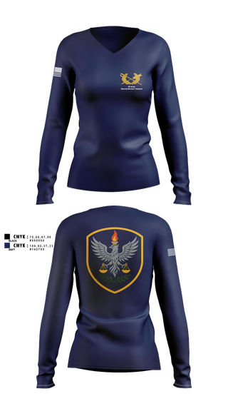 Womens Long Sleeve Vneck Shirt, US Army Special Victims’ Counsel, , Teamtime, Team time, sublimation, custom sports apparel, team uniforms, spirit wear, spiritwear, sports uniforms, custom shirts, team store, custom team store, fundraiser sports, apparel fundraiser