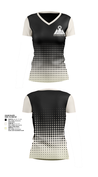 Womens Short Sleeve Vneck Shirt, Wasatch PTK, , Teamtime, Team time, sublimation, custom sports apparel, team uniforms, spirit wear, spiritwear, sports uniforms, custom shirts, team store, custom team store, fundraiser sports, apparel fundraiser