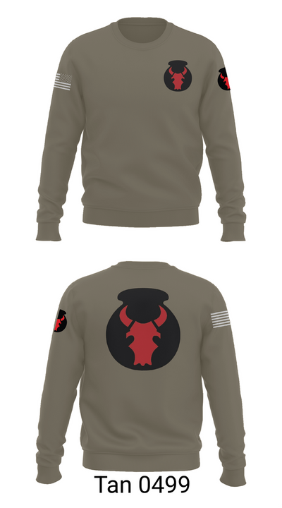 2nd Brigade Combat Team, 34th Infantry Division 70641214 Crew Neck Sweatshirt - 62