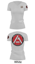 Gracie JiuJitsu Athens 70978792 Women's Short Sleeve V-neck Shirt - 19