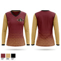 Port City Pirates Women's Long Sleeve V-neck Shirt - 1