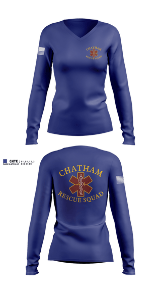 Womens Long Sleeve Vneck Shirt, Canaan Protective Fire Company, Fire Department, Teamtime, Team time, sublimation, custom sports apparel, team uniforms, spirit wear, spiritwear, sports uniforms, custom shirts, team store, custom team store, fundraiser sports, apparel fundraiser